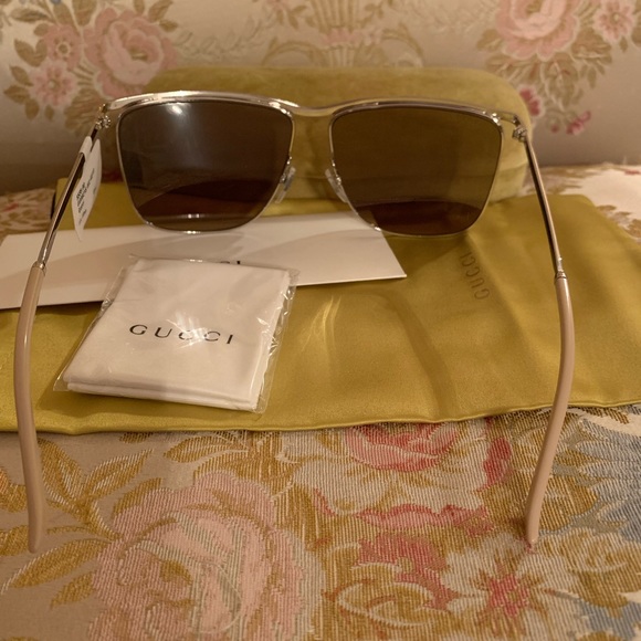 AUTHENTIC GUCCI MONOGRAM MENS SUNGLASSES NEW WITH TAGS - Picture 4 of 10